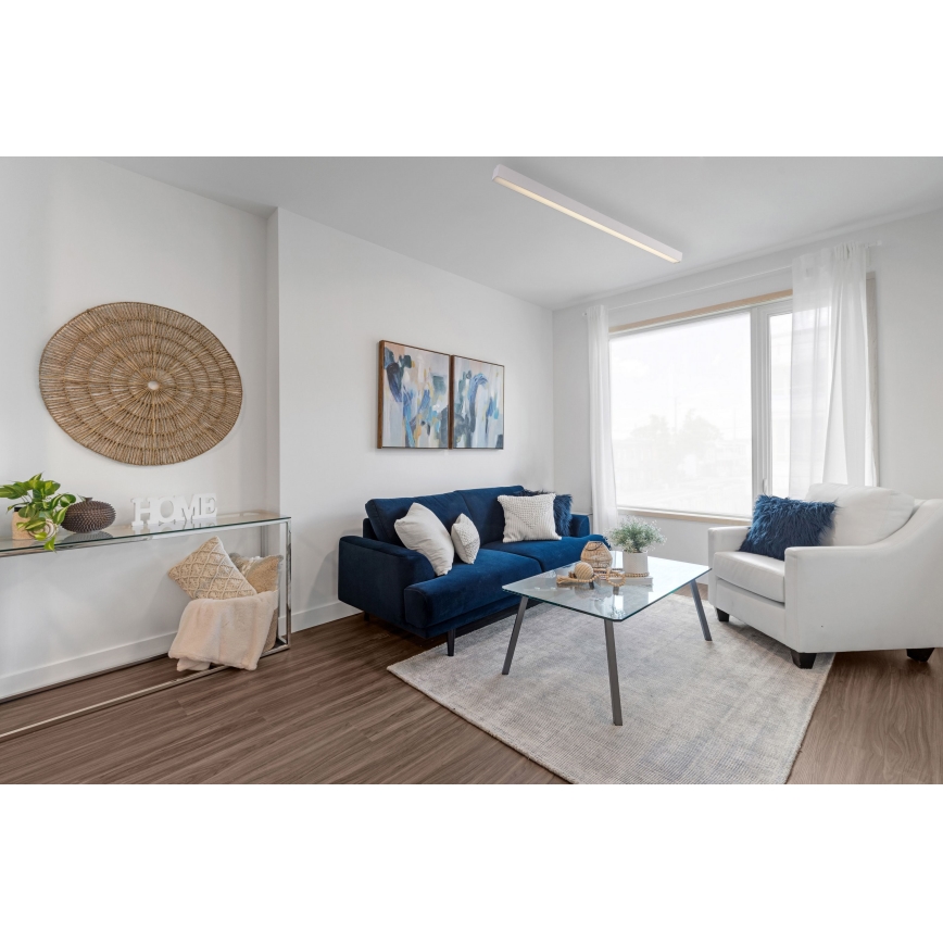 MAXLIGHT C0125D - LED loftlampe dæmpbar LINEAR LED/36W/230V 113,5 cm hvid