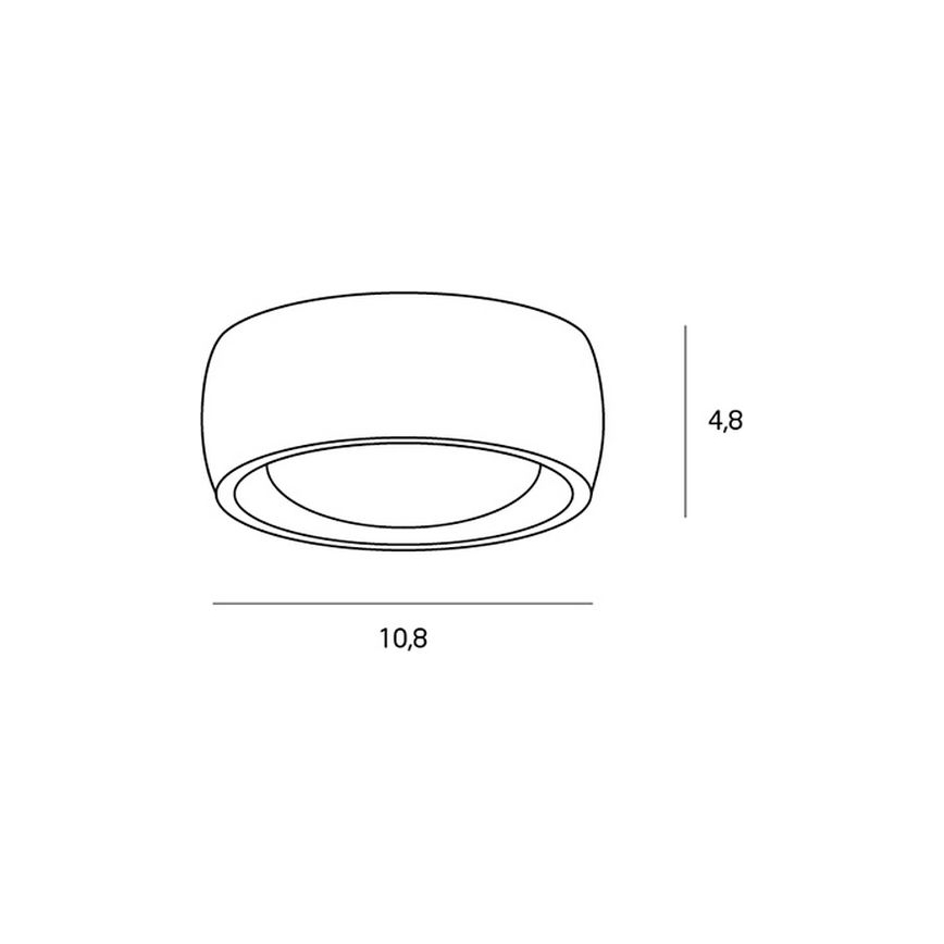 MAXLIGHT C0135 - LED loftlampe til badeværelse KODAK LED/8W/230V diameter 10,8 cm IP44 hvid