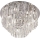 MAXLIGHT C0137 - Loftlampe MONACO 15xG9/40W/230V diameter 60 cm skinnende krom