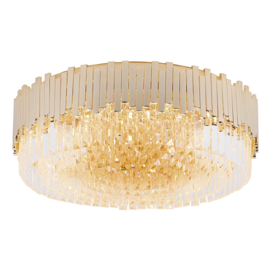 MAXLIGHT C0164 - Loftlampe TREND 15xE14/40W/230V diameter 60 cm guldfarvet