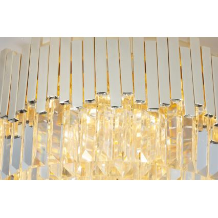 MAXLIGHT C0164 - Loftlampe TREND 15xE14/40W/230V diameter 60 cm guldfarvet