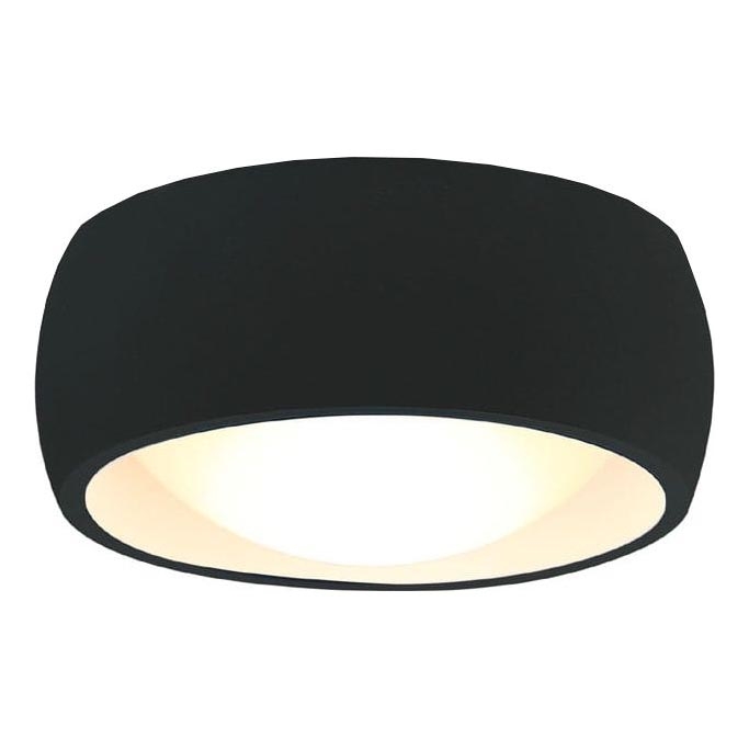 MAXLIGHT C0204 - LED loftlampe til badeværelse KODAK LED/8W/230V diameter 10,8 cm IP44 sort