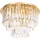 MAXLIGHT C0205 - Loftlampe MONACO 9xG9/40W/230V diameter 42 cm guldfarvet