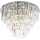 MAXLIGHT C0225 - Loftlampe MONACO 16xG9/40W/230V diameter 80 cm skinnende krom