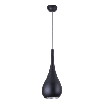 MAXLIGHT P0233 - Pendel DROP 1xE27/40W/230V diameter 20 cm sort