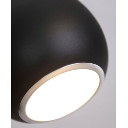 MAXLIGHT P0233 - Pendel DROP 1xE27/40W/230V diameter 20 cm sort