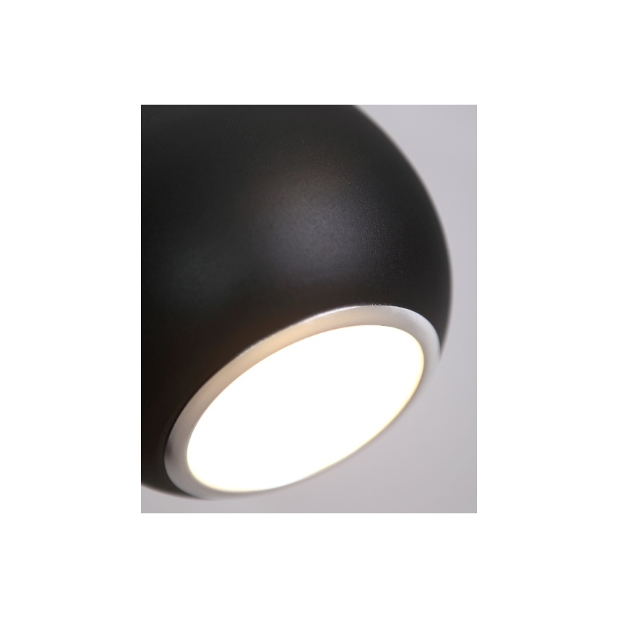 MAXLIGHT P0233 - Pendel DROP 1xE27/40W/230V diameter 20 cm sort