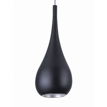 MAXLIGHT P0233 - Pendel DROP 1xE27/40W/230V diameter 20 cm sort