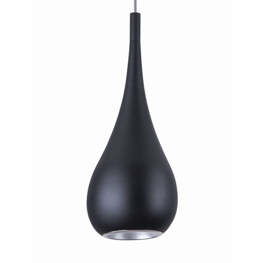 MAXLIGHT P0233 - Pendel DROP 1xE27/40W/230V diameter 20 cm sort