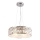 MAXLIGHT P0238 - Pendel DIAMANTE 6xG9/42W/230V diameter 46 cm skinnende krom