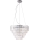 MAXLIGHT P0260 - Pendel MONACO 15xG9/40W/230V diameter 60 cm skinnende krom