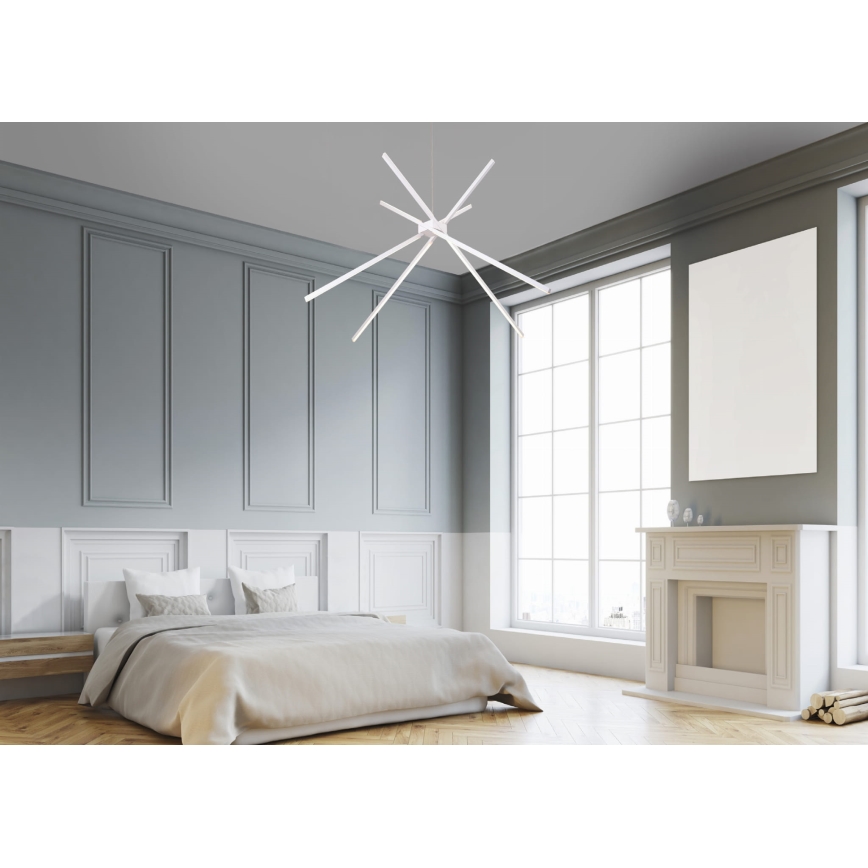MAXLIGHT P0270 - LED pendel EDDERKOP LED/33W/230V hvid