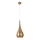 MAXLIGHT P0436 - Pendel DROP 1xE27/40W/230V diameter 20 cm guldfarvet