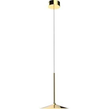 MAXLIGHT P0460 - LED pendel HANA LED/6W/230V diameter 17,5 cm guldfarvet