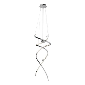 MAXLIGHT P0482D - LED pendel dæmpbar RITZ LED/100W/230V diameter 60 cm CRI 90 skinnende krom