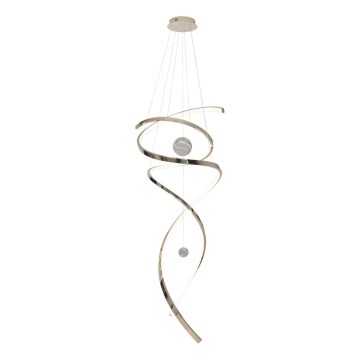 MAXLIGHT P0483D - LED pendel dæmpbar RITZ LED/100W/230V diameter 60 cm CRI 90 messing