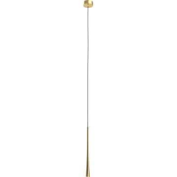 MAXLIGHT P0484 - LED pendel KAFFE LED/7W/230V diameter 3 cm guldfarvet