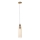 MAXLIGHT P0510 - Pendel CAMPANILA 1xE27/40W/230V diameter 10 cm messing/beige