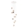 MAXLIGHT P0526D - LED pendel dæmpbar PALLONCINI 11xLED/6W/230V diameter 45 cm transparent/beige/røget