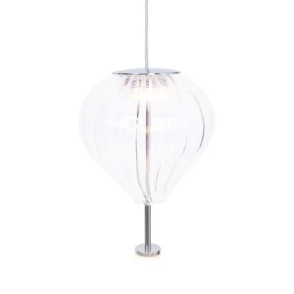 MAXLIGHT P0527 - LED pendel PALLONCINI 2xLED/3W/230V diameter 12 cm transparent