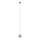 MAXLIGHT P0530 - LED pendel SIGNATURE LED/8W/230V diameter 15 cm messing/transparent