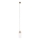 MAXLIGHT P0531 - LED pendel SIGNATURE LED/8W/230V diameter 15 cm messing/transparent