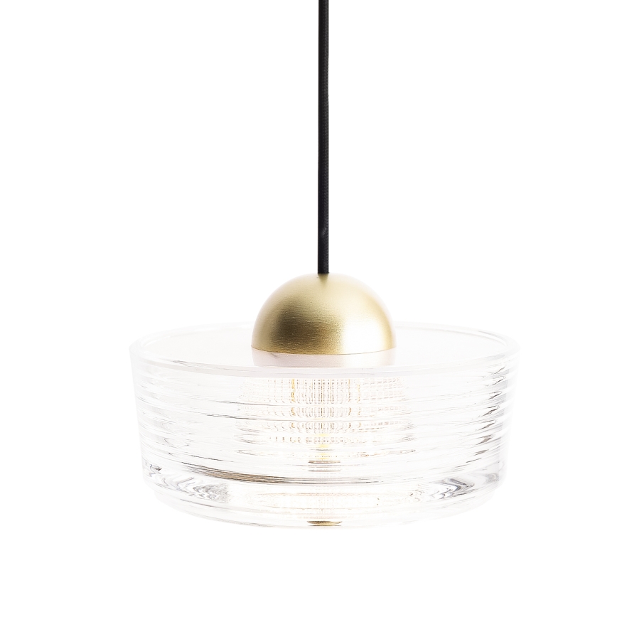 MAXLIGHT P0543 - LED pendel LIPARI LED/22W/230V diameter 35 cm transparent