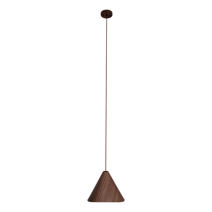 MAXLIGHT P0548 - Pendel SAKURA 1xE27/60W/230V diameter 33,5 cm valnød