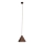 MAXLIGHT P0548 - Pendel SAKURA 1xE27/60W/230V diameter 33,5 cm valnød