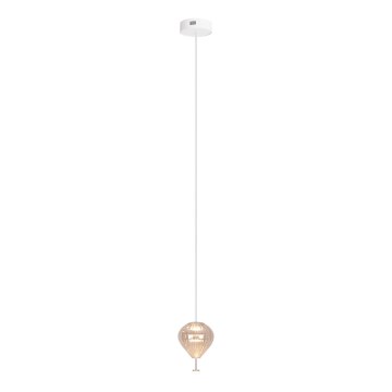 MAXLIGHT P0575 - LED pendel PALLONCINI 2xLED/3W/230V diameter 12 cm beige