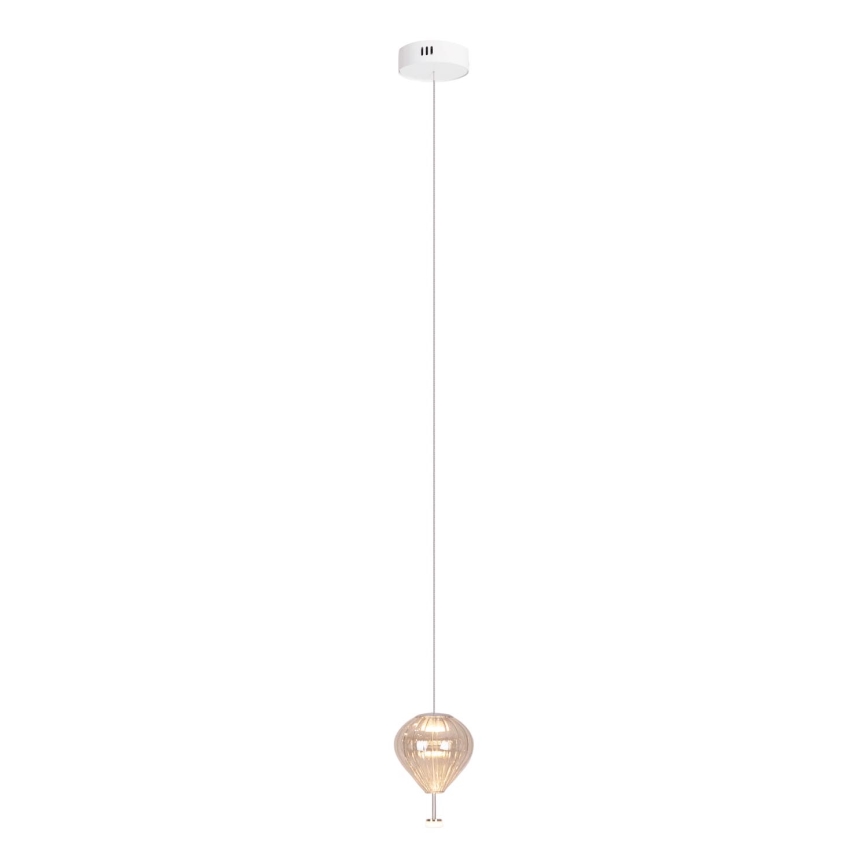 MAXLIGHT P0575 - LED pendel PALLONCINI 2xLED/3W/230V diameter 12 cm beige
