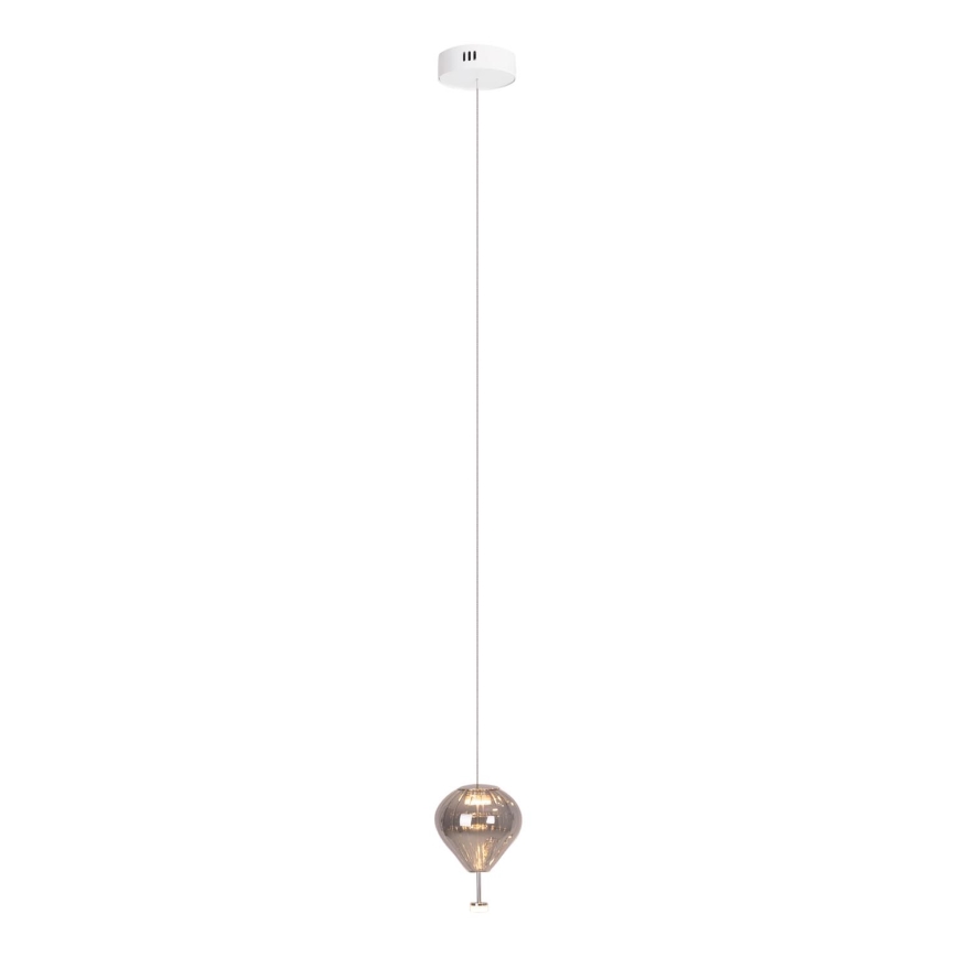 MAXLIGHT P0576 - LED pendel PALLONCINI 2xLED/3W/230V diameter 12 cm røget