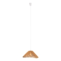 MAXLIGHT P0577 - Pendel AMALFI 1xE27/15W/230V diameter 45 cm beige