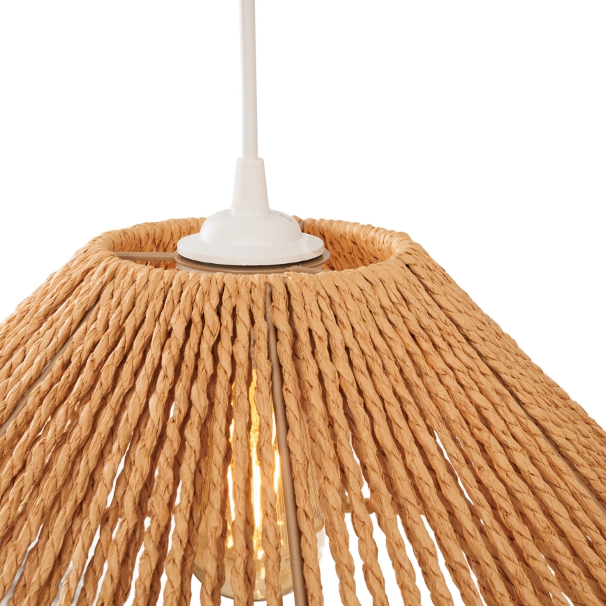 MAXLIGHT P0577 - Pendel AMALFI 1xE27/15W/230V diameter 45 cm beige