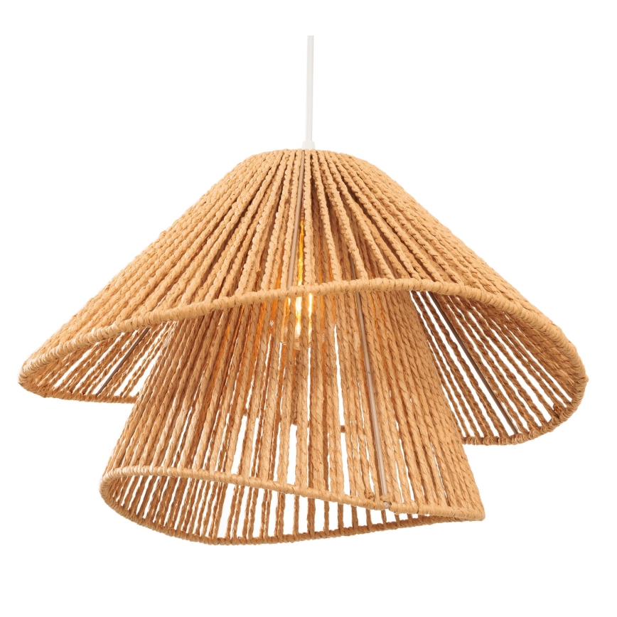 MAXLIGHT P0578 - Pendel AMALFI 1xE27/15W/230V diameter 45 cm beige