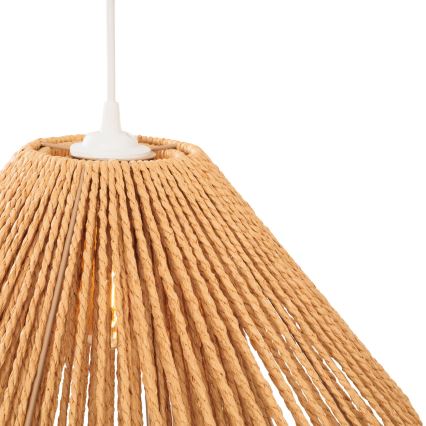 MAXLIGHT P0578 - Pendel AMALFI 1xE27/15W/230V diameter 45 cm beige