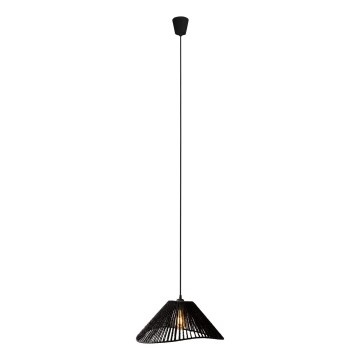 MAXLIGHT P0579 - Pendel AMALFI 1xE27/15W/230V diameter 45 cm sort