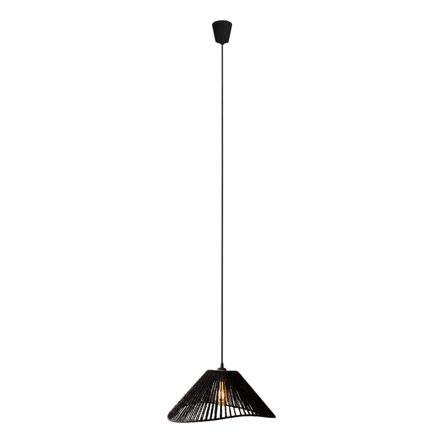 MAXLIGHT P0579 - Pendel AMALFI 1xE27/15W/230V diameter 45 cm sort