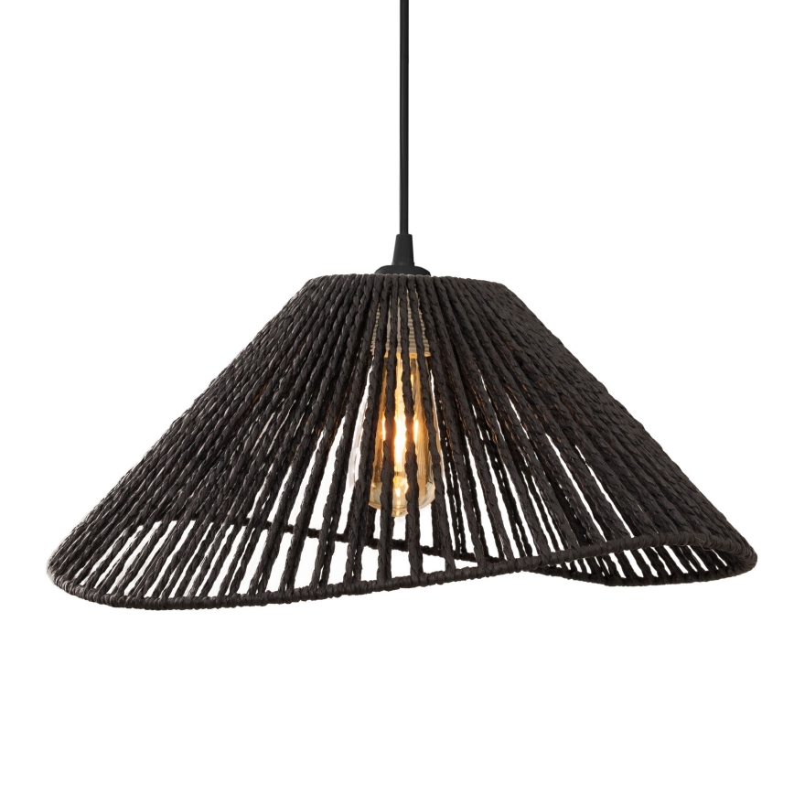 MAXLIGHT P0579 - Pendel AMALFI 1xE27/15W/230V diameter 45 cm sort