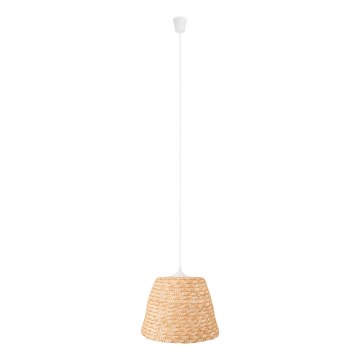MAXLIGHT P0582 - Pendel POT 1xE27/15W/230V diameter 30 cm beige