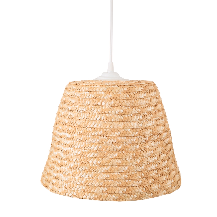 MAXLIGHT P0582 - Pendel POT 1xE27/15W/230V diameter 30 cm beige