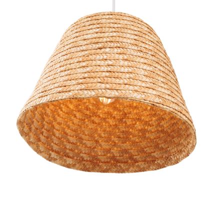 MAXLIGHT P0582 - Pendel POT 1xE27/15W/230V diameter 30 cm beige