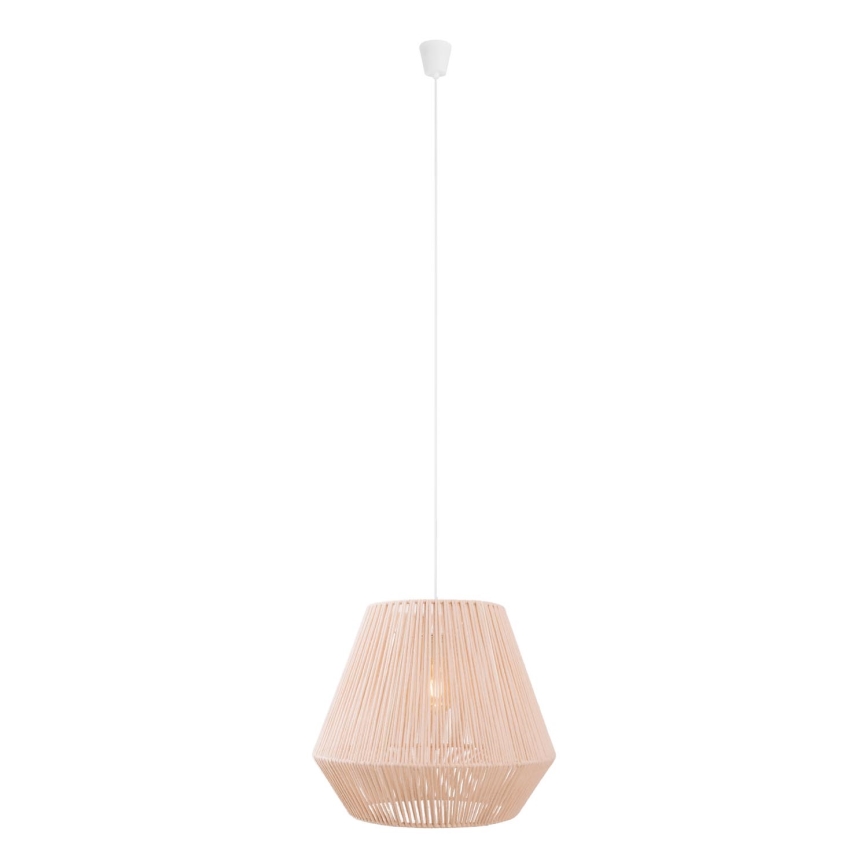 MAXLIGHT P0584 - Pendel PRASLIN 1xE27/15W/230V diameter 44 cm beige