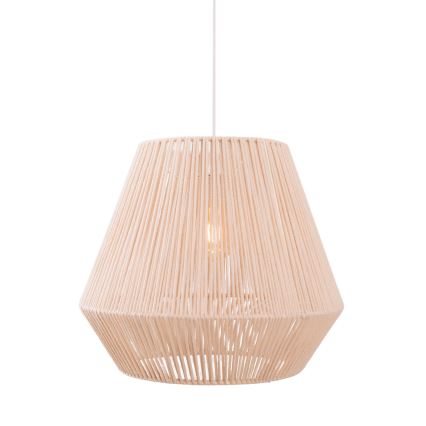 MAXLIGHT P0584 - Pendel PRASLIN 1xE27/15W/230V diameter 44 cm beige