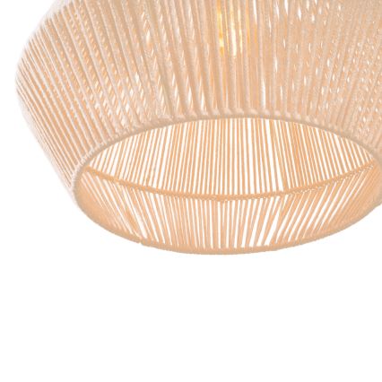 MAXLIGHT P0584 - Pendel PRASLIN 1xE27/15W/230V diameter 44 cm beige