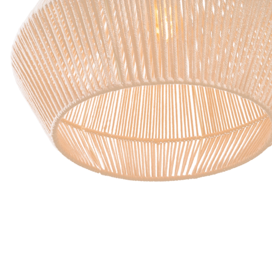 MAXLIGHT P0584 - Pendel PRASLIN 1xE27/15W/230V diameter 44 cm beige