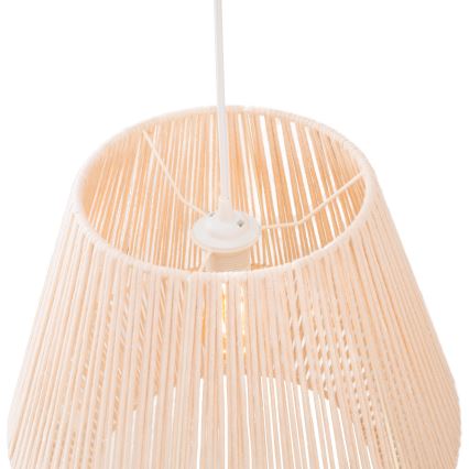 MAXLIGHT P0584 - Pendel PRASLIN 1xE27/15W/230V diameter 44 cm beige