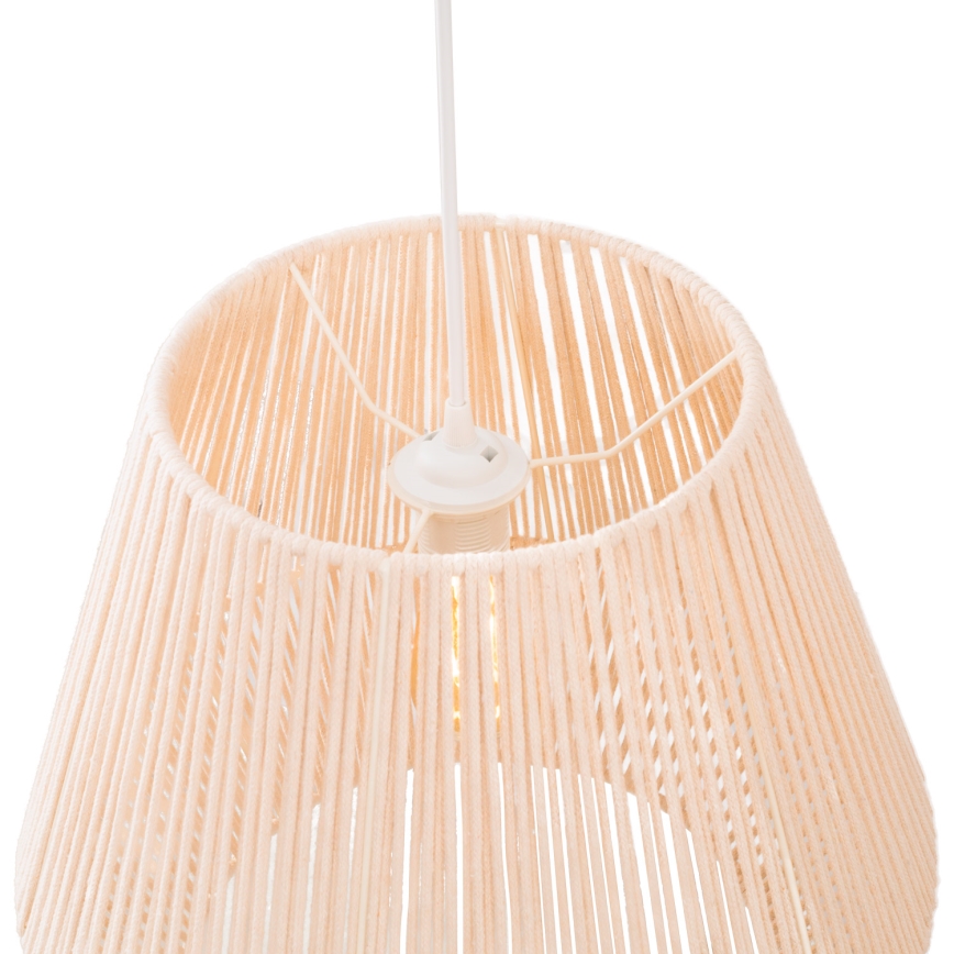 MAXLIGHT P0584 - Pendel PRASLIN 1xE27/15W/230V diameter 44 cm beige