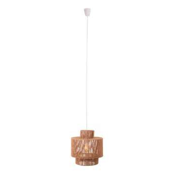 MAXLIGHT P0586 - Pendel LABRIZ 1xE27/15W/230V diameter 35 cm beige