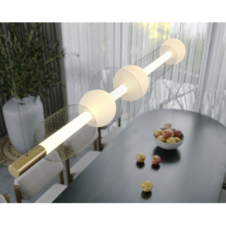 MAXLIGHT P0593 - LED pendel BORA LED/29W/230V hvid/sort
